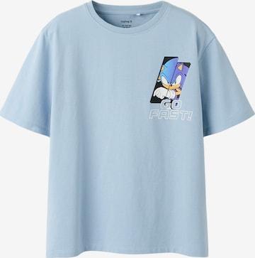 NAME IT Shirt 'NKMFITUS SONIC' in Blue: front