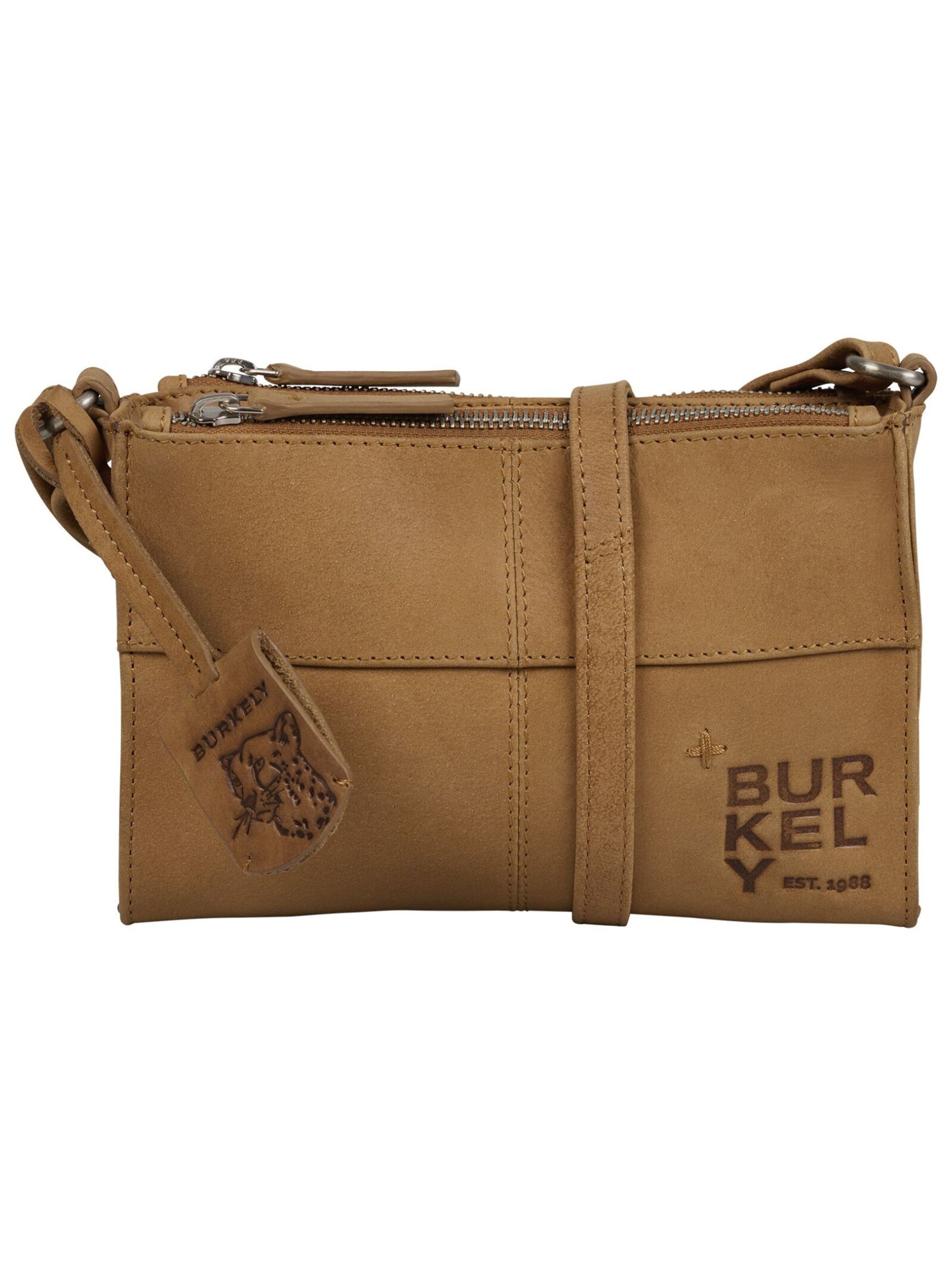 Borsa a tracolla di Burkely in marrone: frontale