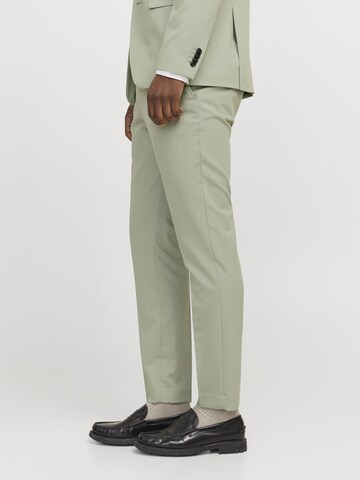 JACK & JONES Slim fit Pleated Pants 'JPRFranco' in Green