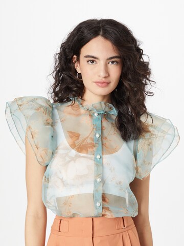 River Island Blouse in Blauw: voorkant