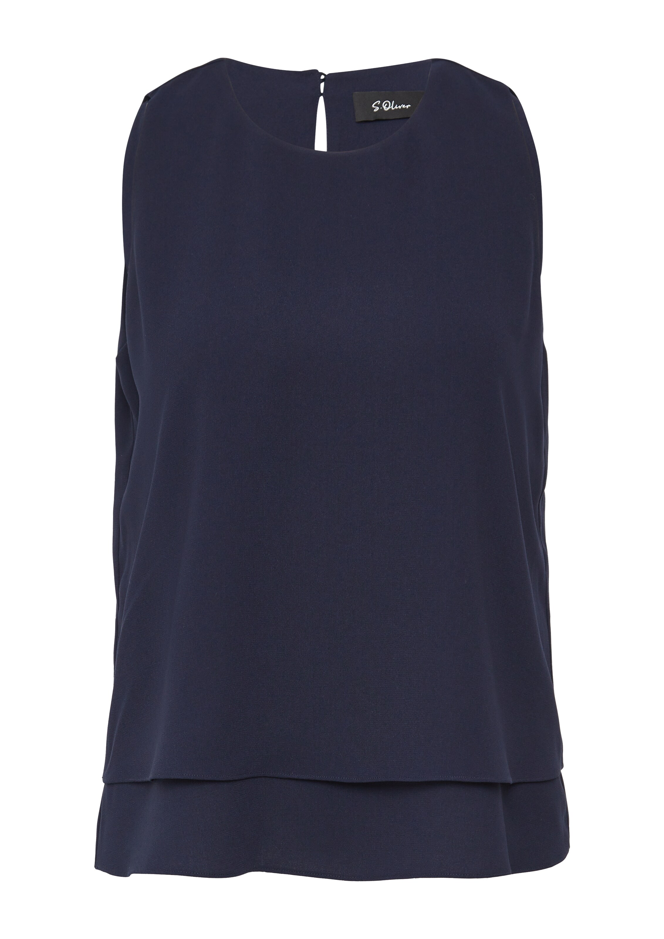 s.Oliver BLACK LABEL Μπλούζα σε μπλε: μπροστά