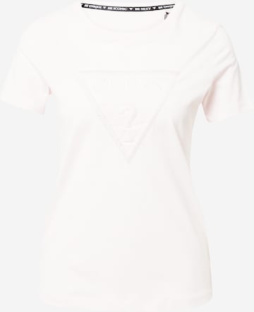 T-shirt 'ANGELINA' GUESS en rose : devant