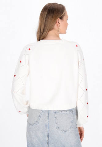 Cardigan MYMO en blanc