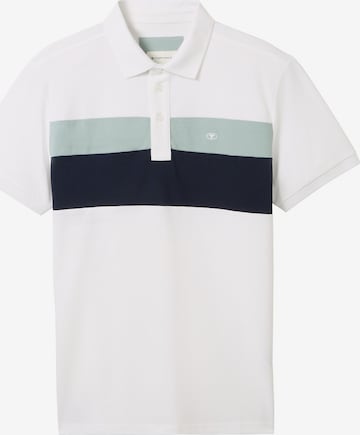 TOM TAILOR Poloshirt in Weiß: Vorderseite