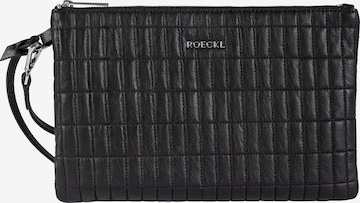 Roeckl Clutch ' Carol ' in Zwart: voorkant