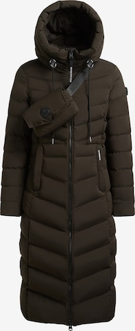 khujo Wintermantel 'Ingram6' in Groen: voorkant
