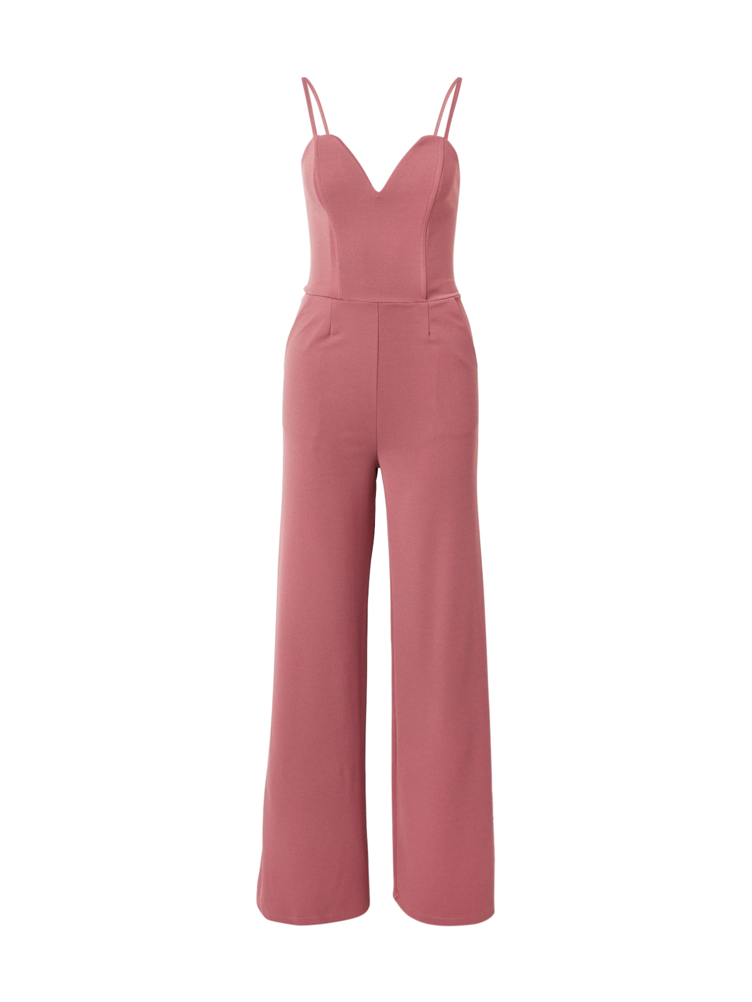 Combinaison 'DOLLY' WAL G. en rose : devant