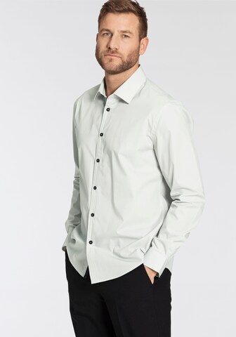 Man's World City Business EM Regular Fit Hemd in Grau: predná strana