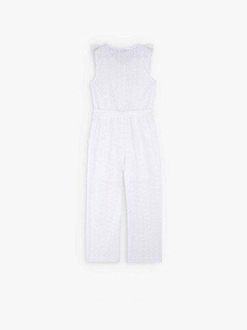 Scalpers Dungarees 'Emb' in White