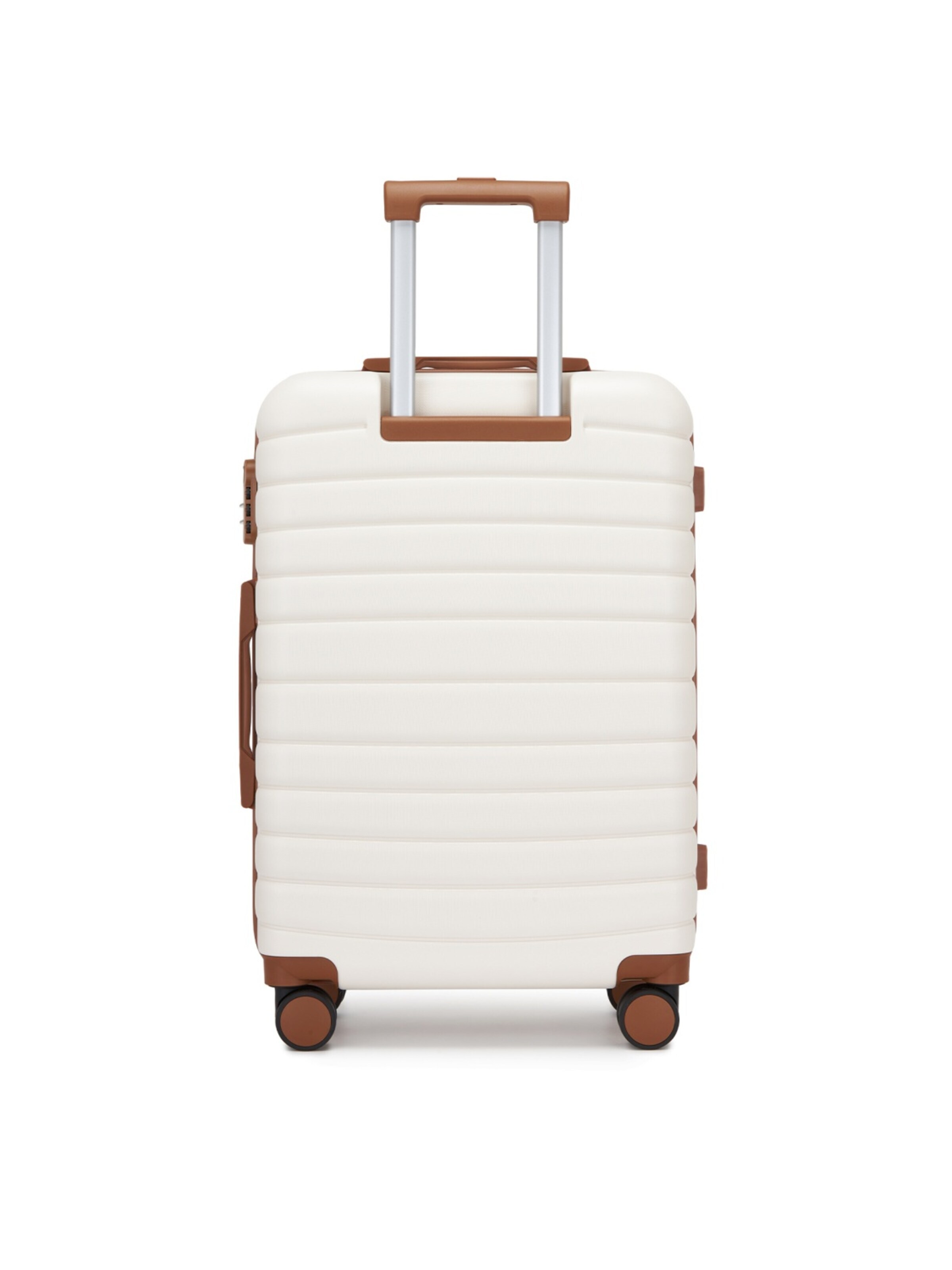 Kono Suitcase '28 Zoll Hartschalen-Trolley aus ABS und PC, Reisekoffer mit den Maßen 50,50 × 29,00 × 76,50 cm für Langreisen' in Brown