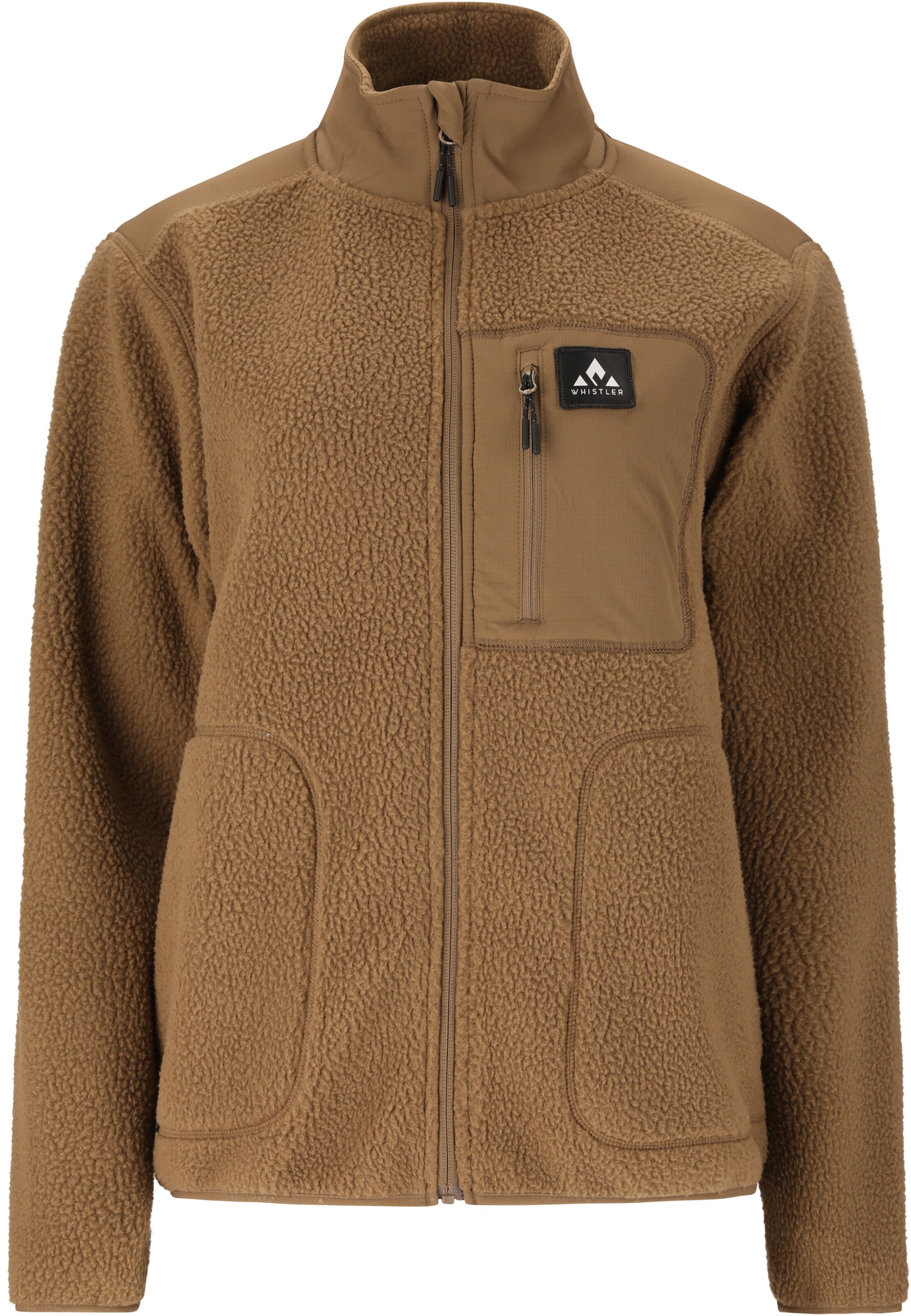 Whistler Athletic fleece jacket 'Felis' in Brown: front