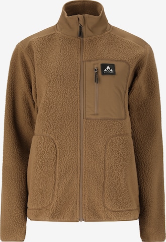 Whistler Athletic fleece jacket 'Felis' in Brown: front