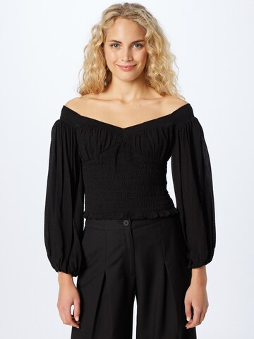 AllSaints Blouse 'Tia' in Zwart: voorkant