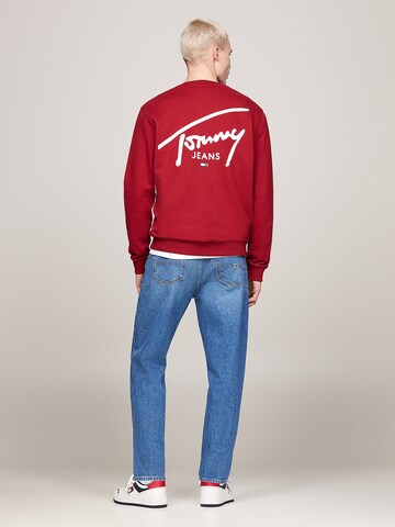 Tommy Jeans Sweatshirt in Red