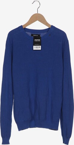REPLAY Sweater & Cardigan in L in Blue: front