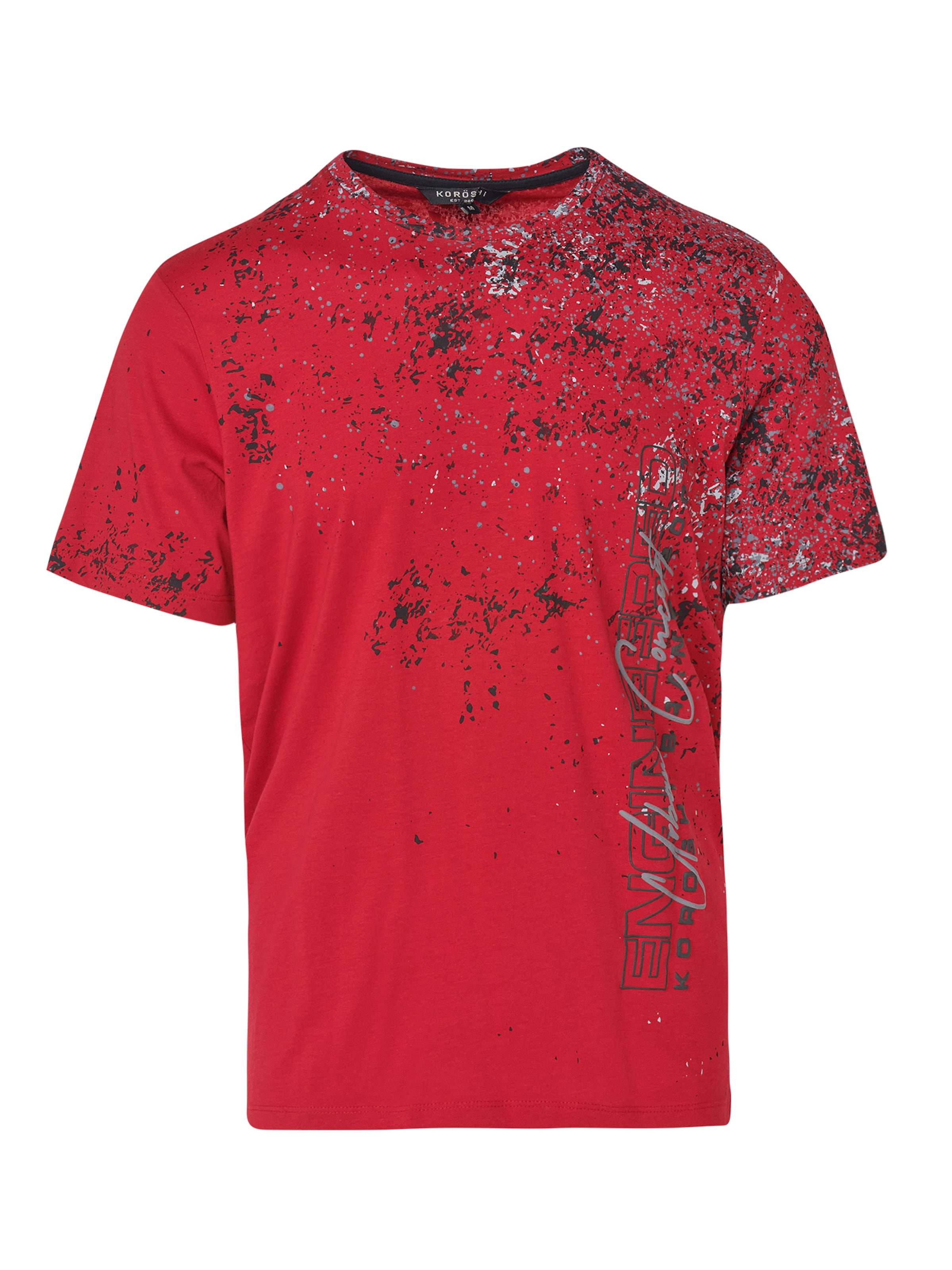 KOROSHI T-Shirt in Rot: Vorderseite