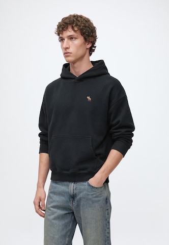 Abercrombie & Fitch Μπλούζα φούτερ 'ICON POPOVER' σε μαύρο