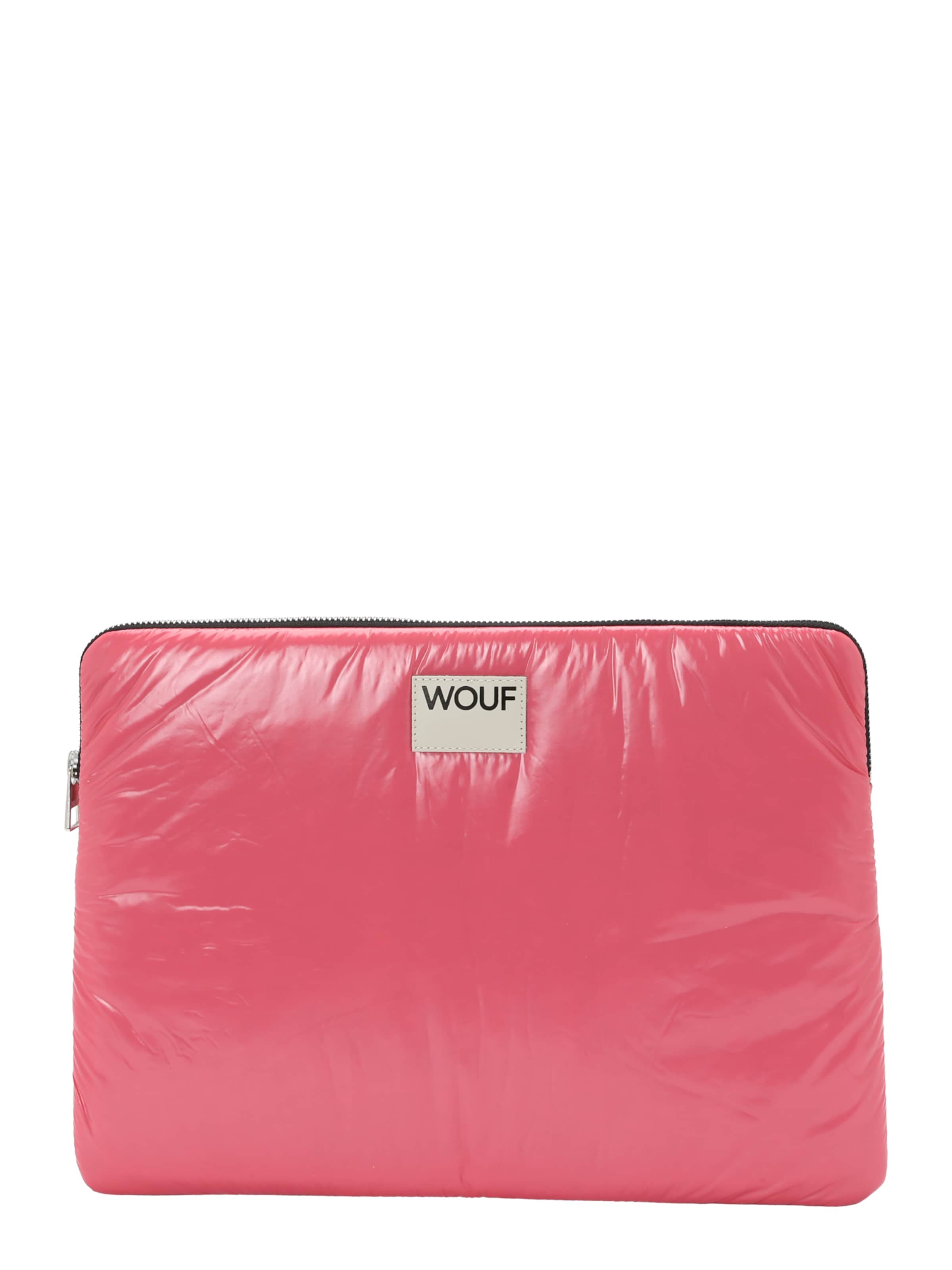 Borsa per laptop 'Glossy' di Wouf in rosa: frontale