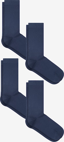 Albero Natur Socks 'Classic' in Blue: front
