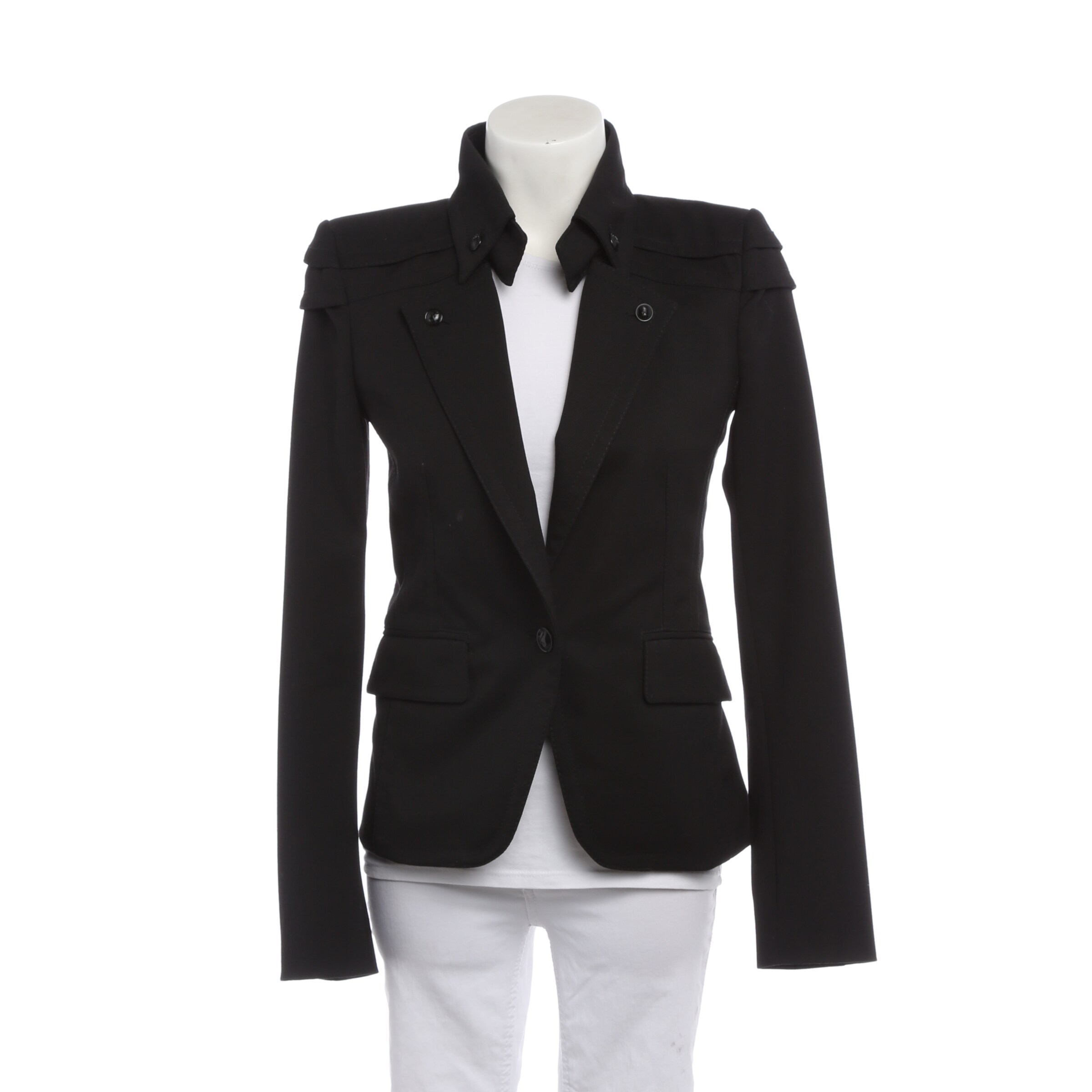 DRYKORN Blazer S in Schwarz: Vorderseite