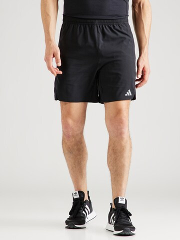 ADIDAS PERFORMANCE Regular Sportshorts 'Hiit' in Schwarz: predná strana