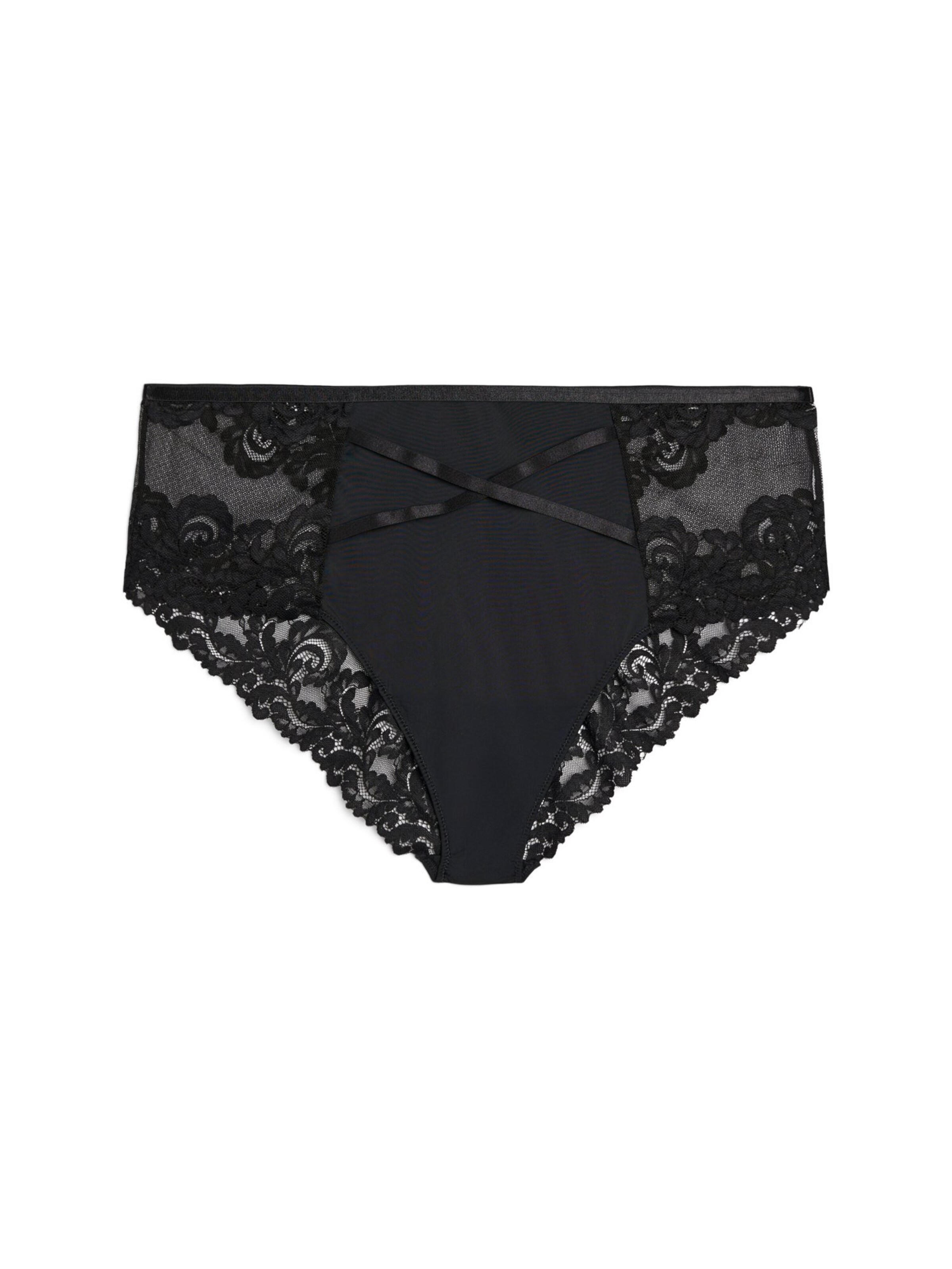 Devoted by Zizzi Panty 'LANDRY' in Schwarz: Vorderseite