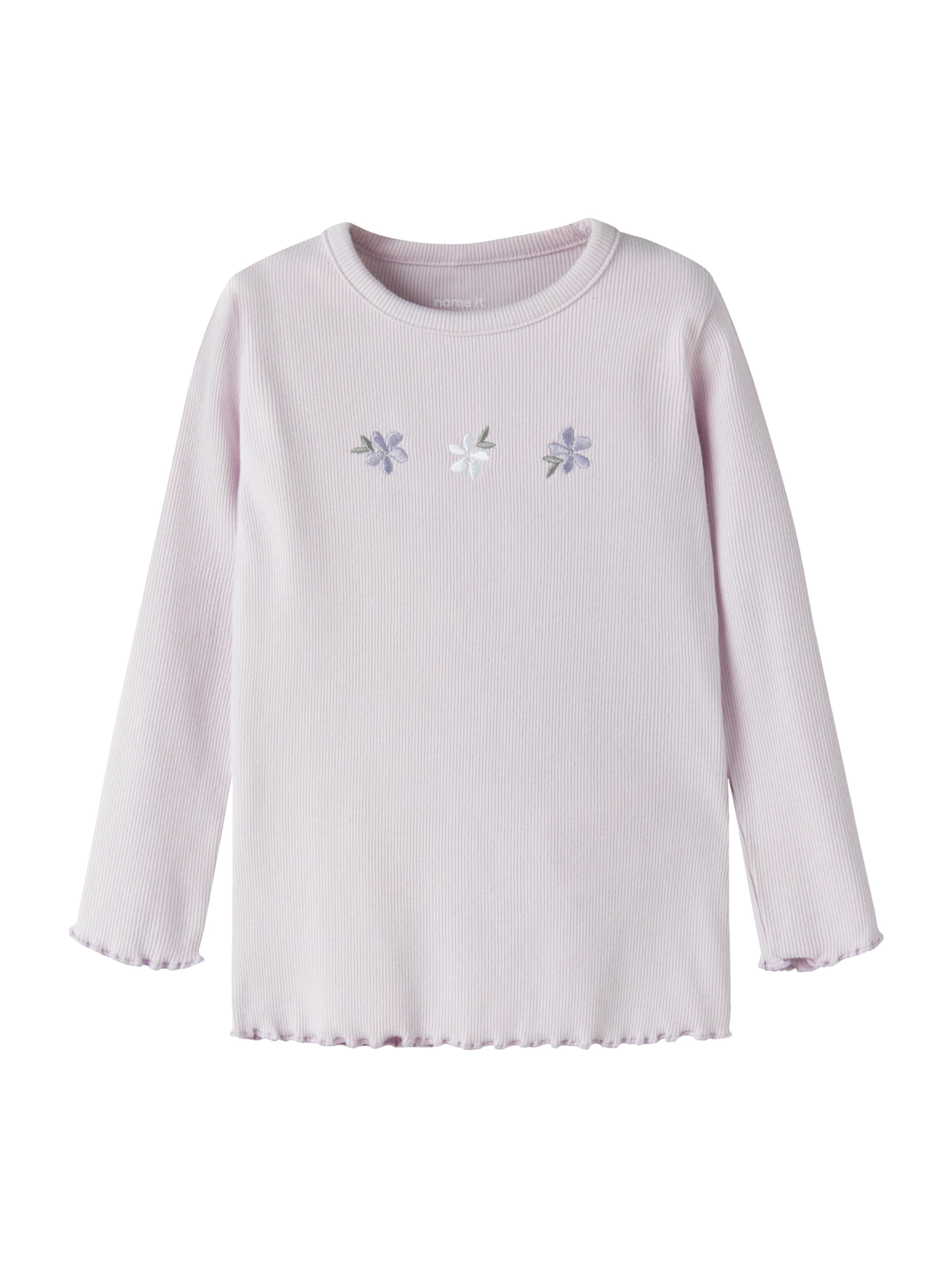 NAME IT T-shirt 'NMFDARI' i lila: framsida