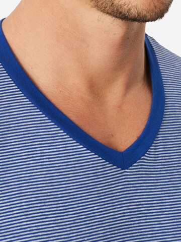 Pyjama court SCHIESSER en bleu