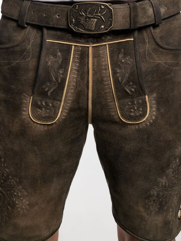 SPIETH & WENSKY Regular Traditional pants 'Eggenfeld' in Brown