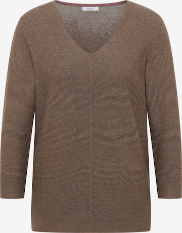 CECIL Pullover in Braun: Vorderseite