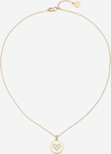 FURLA Necklace in Gold / White, Item view