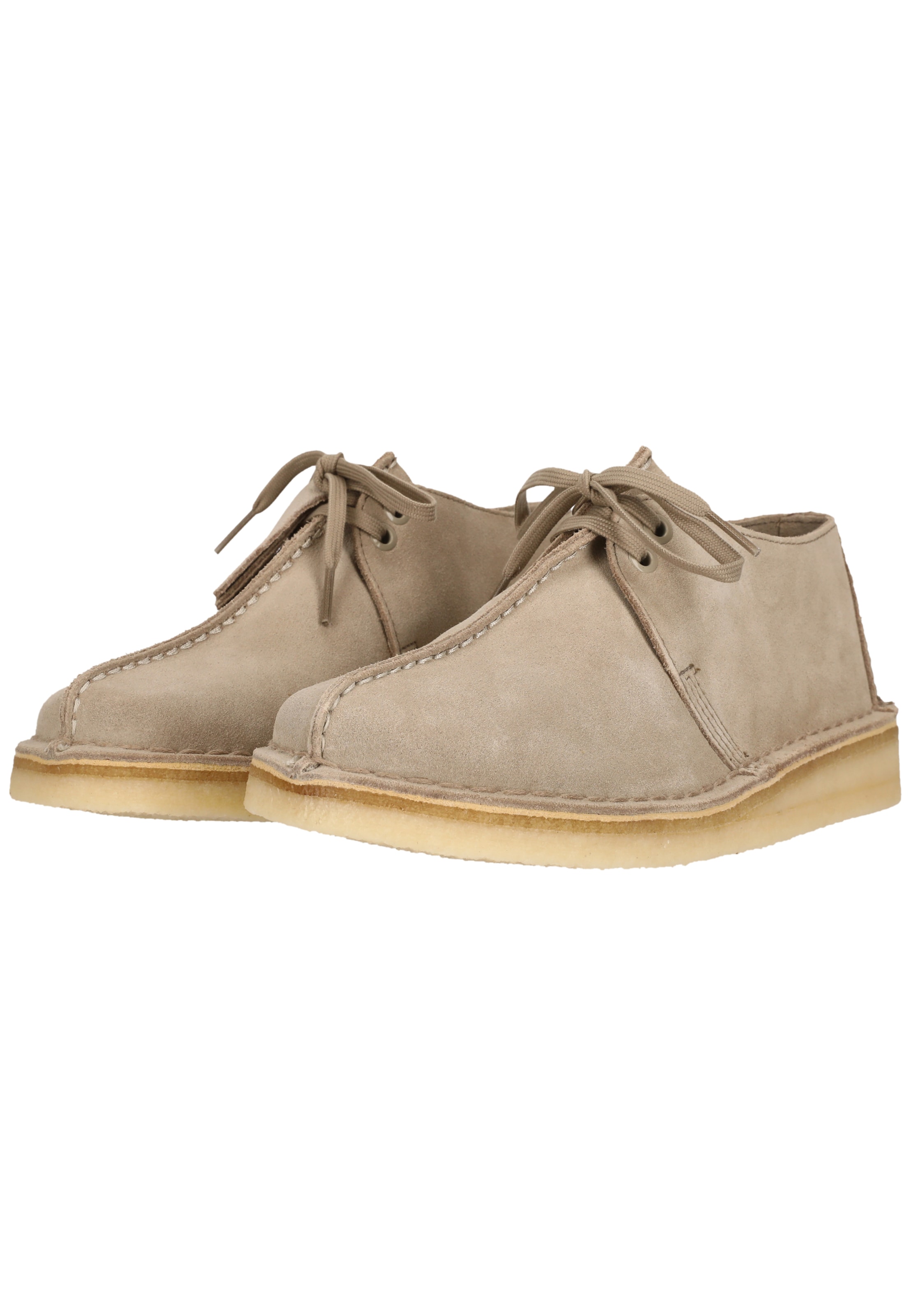 CLARKS Lace-up shoe 'Desert Trek' in Beige