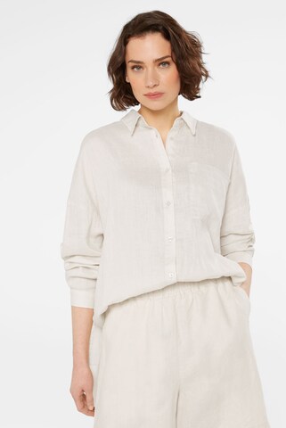 SENSES.THE LABEL Bluse in Beige: predná strana