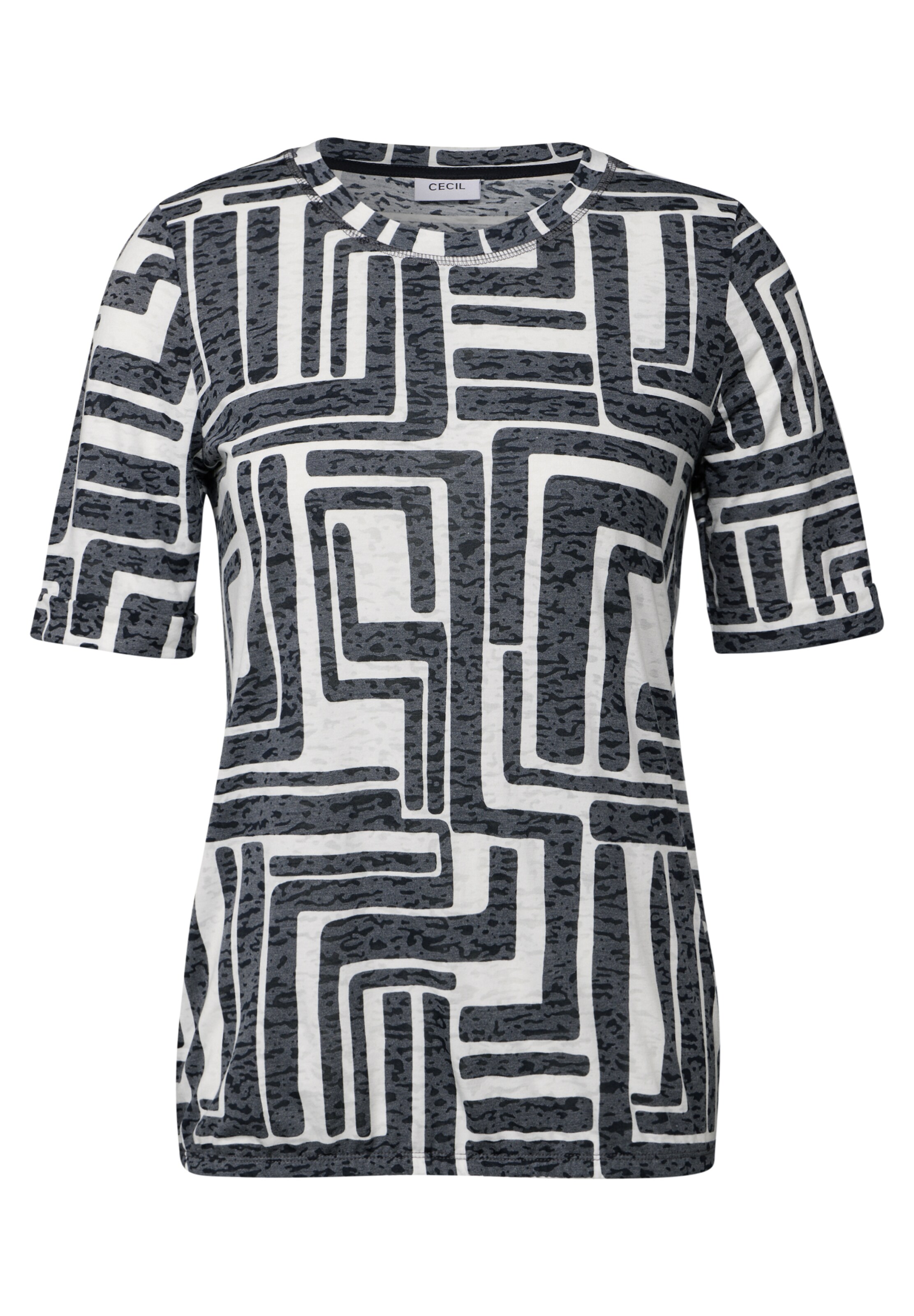 CECIL T-Shirt in Weiß: Vorderseite