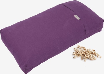 YOGISTAR.COM Pillow in Purple: front