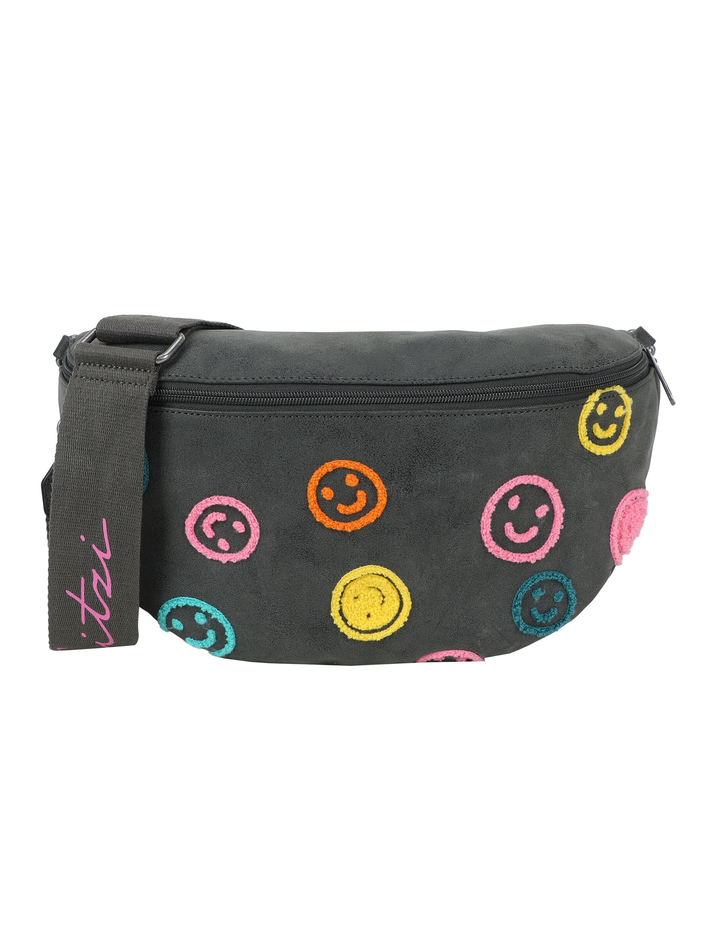 Fritzi aus Preußen Bum Bag Big Limited Multi Smile in Schwarz: Vorderseite