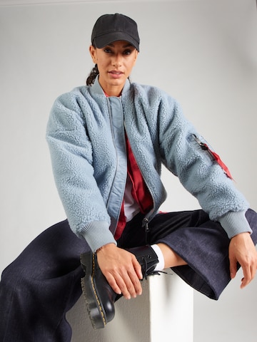 ALPHA INDUSTRIES Tussenjas 'MA-1 VF' in Blauw: voorkant