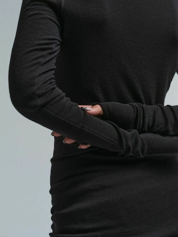 Seamless Basic Shirt 'Jade' in Zwart