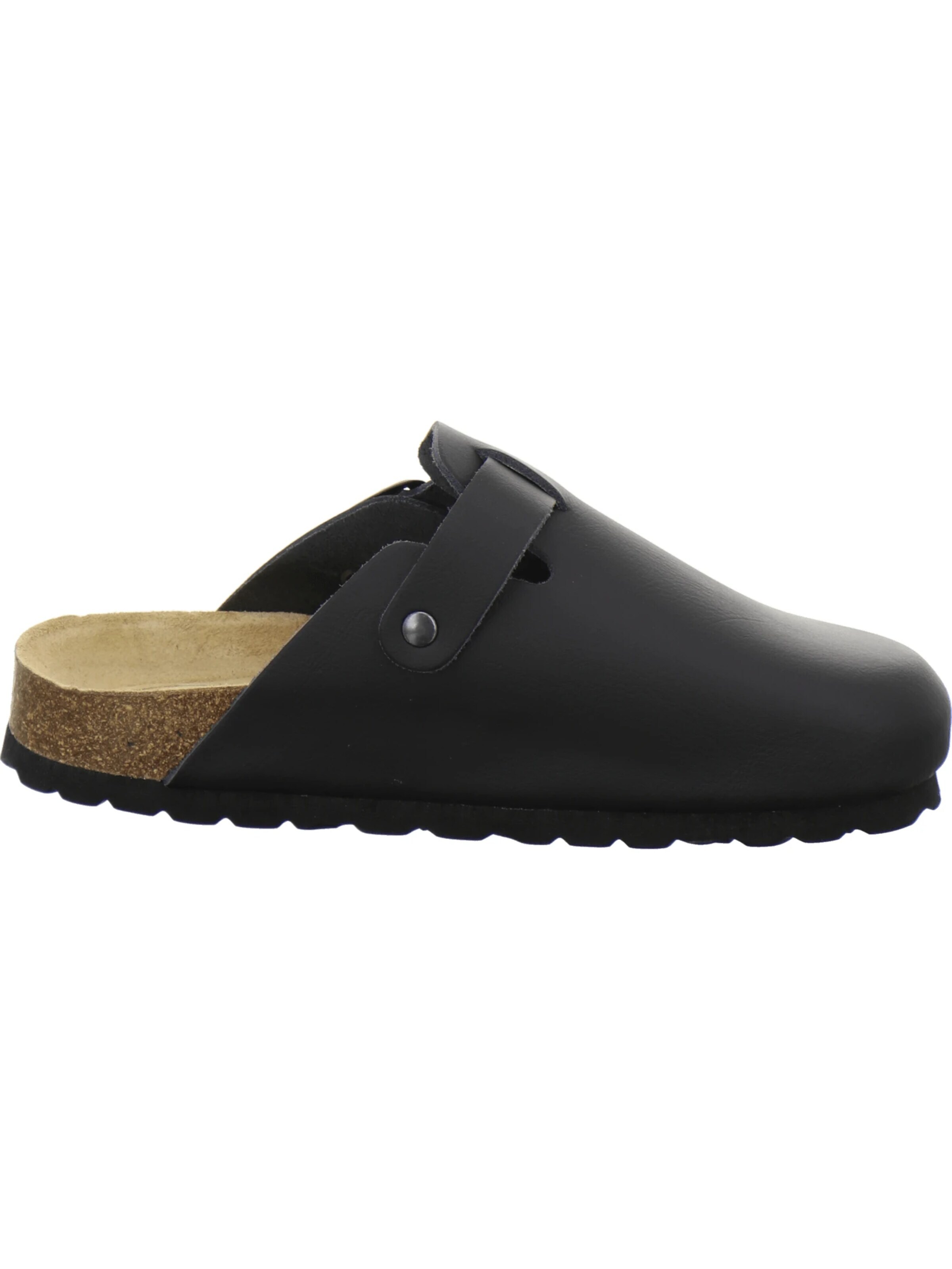 AFS-Schuhe - Zuecos 'Clogs Damen Leder schwarz' en negro