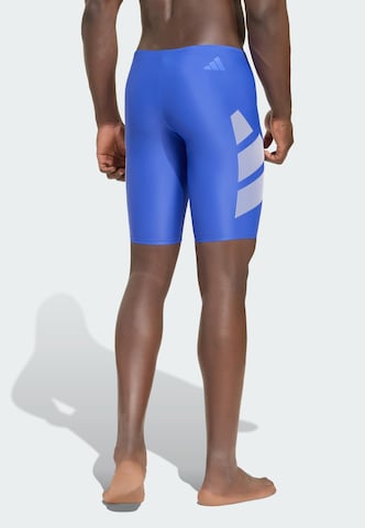 ADIDAS PERFORMANCE - Calções de banho desportivos 'Big Bars' em azul