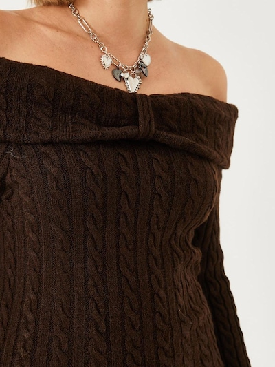 Bianco Lucci Strickkleid in schoko, Produktansicht