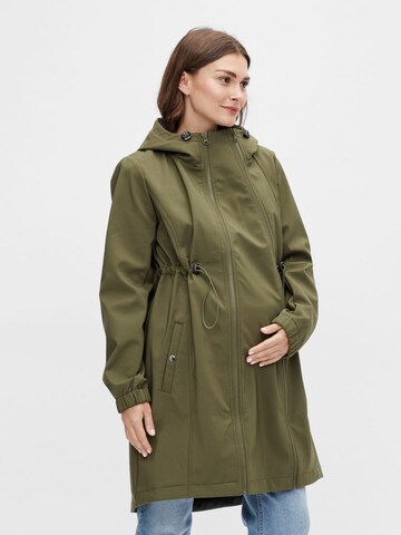 Veste fonctionnelle 'Ella' MAMALICIOUS en vert : devant