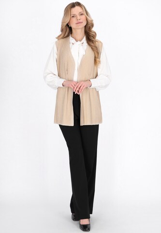 usha BLACK LABEL - Colete de malha 'Classic' em bege