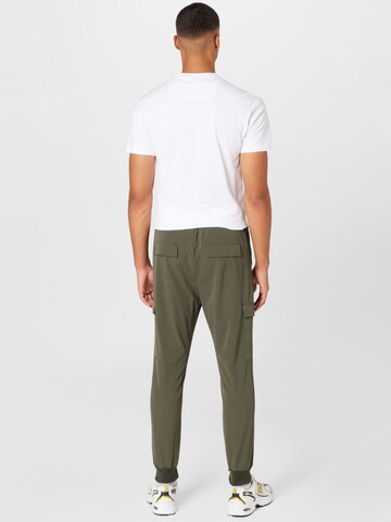 Effilé Pantalon cargo 'Oliver' JUST JUNKIES en vert