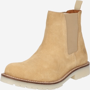 Apple of Eden Chelsea Boots 'Stella 97' in Beige: front