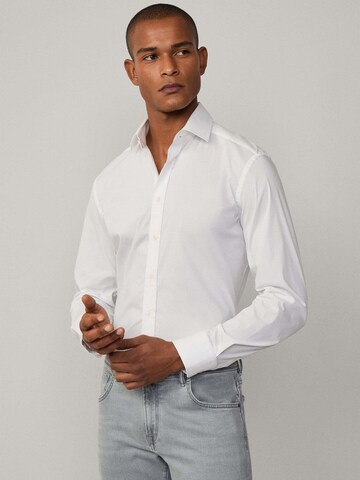 Hackett London Slim Fit Hemd in Weiß: Vorderseite