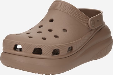 Crocs Pantofle 'Classic Crush' – hnědá: přední strana