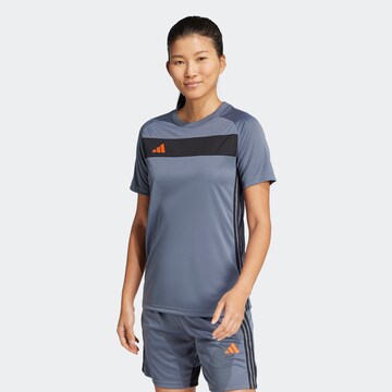 ADIDAS PERFORMANCE - Camiseta de fútbol 'Tiro 25 Essentials' en gris: frente