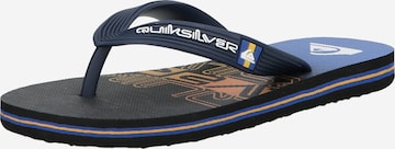 QUIKSILVER Beach & Pool Shoes 'MOLOKAI' in Black: front