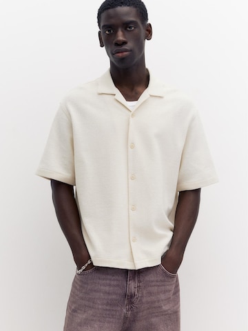 Pull&Bear Pohodlné nošení Košile – bílá: přední strana